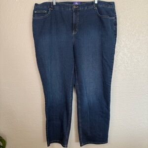 Just My Size Stretch Jeans – Women’s Size 24W Average Dark Wash